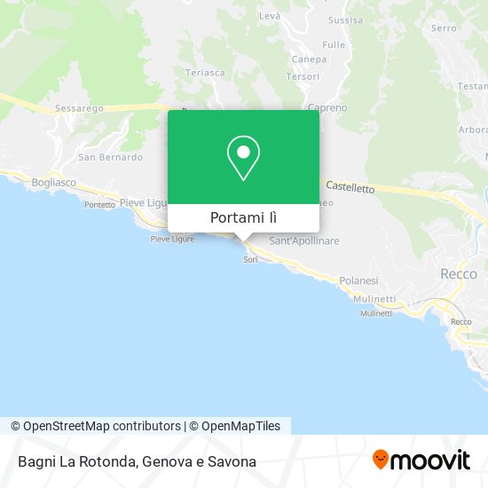 Mappa Bagni La Rotonda