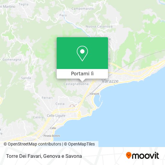 Mappa Torre Dei Favari