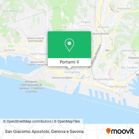 Mappa San Giacomo Apostolo
