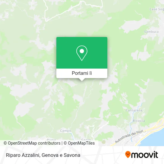 Mappa Riparo Azzalini