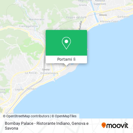 Mappa Bombay Palace - Ristorante Indiano