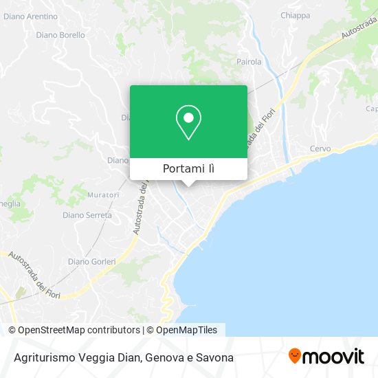 Mappa Agriturismo Veggia Dian