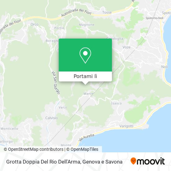 Mappa Grotta Doppia Del Rio Dell'Arma