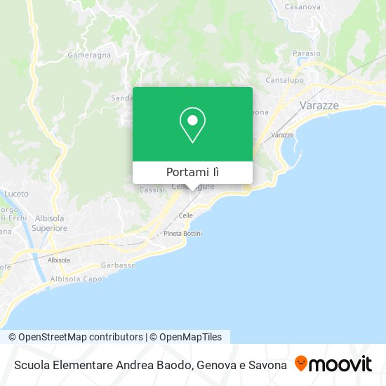Mappa Scuola Elementare Andrea Baodo
