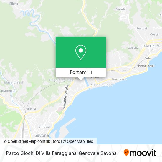 Mappa Parco Giochi Di Villa Faraggiana