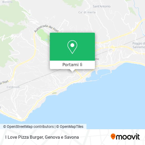Mappa I Love Pizza Burger