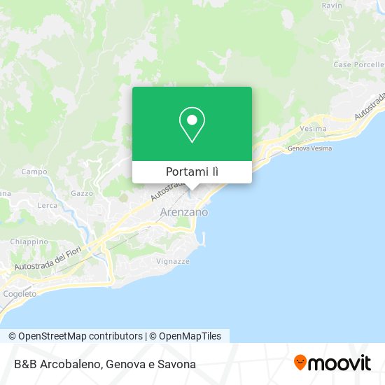 Mappa B&B Arcobaleno