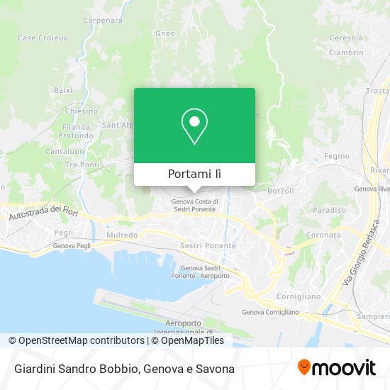 Mappa Giardini Sandro Bobbio