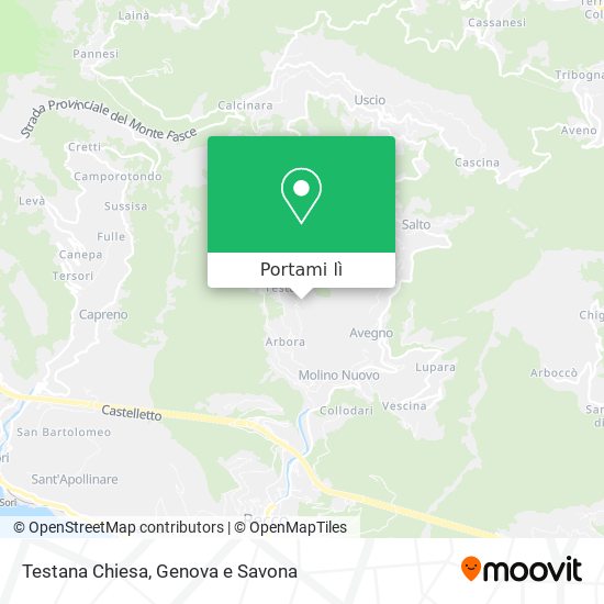 Mappa Testana Chiesa