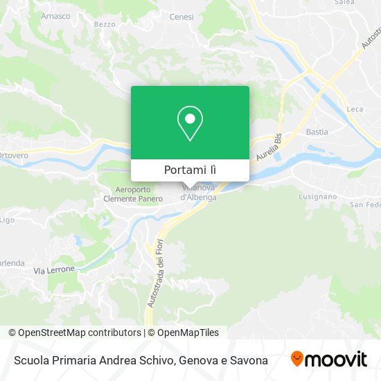 Mappa Scuola Primaria Andrea Schivo