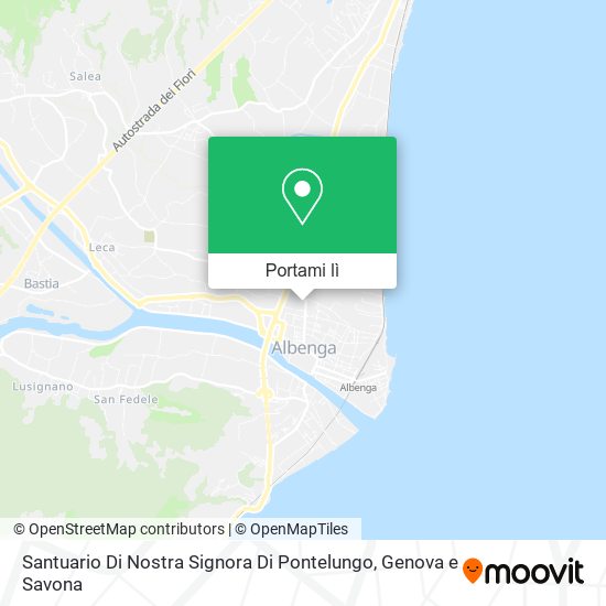 Mappa Santuario Di Nostra Signora Di Pontelungo