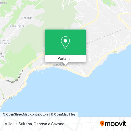 Mappa Villa La Sultana