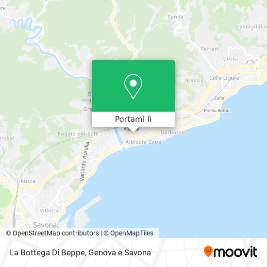 Mappa La Bottega Di Beppe
