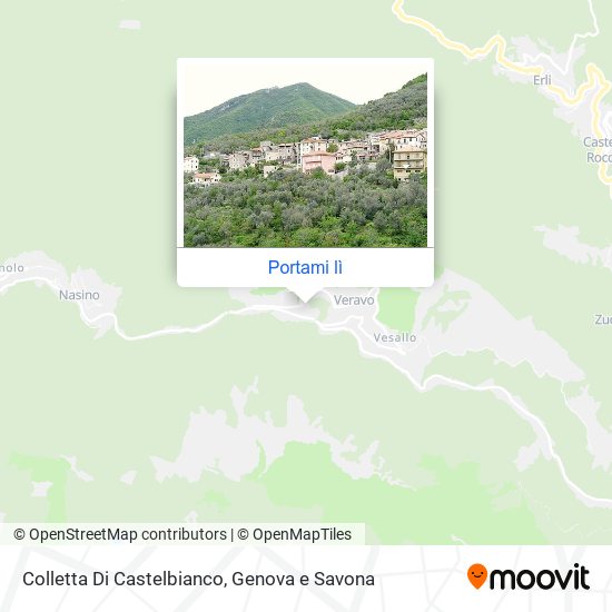 Mappa Colletta Di Castelbianco