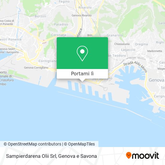 Mappa Sampierdarena Olii Srl