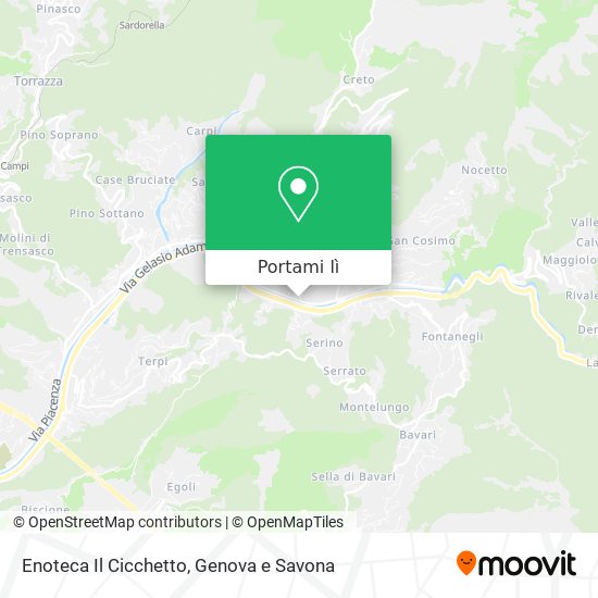 Mappa Enoteca Il Cicchetto