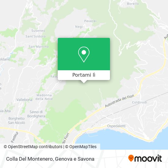Mappa Colla Del Montenero