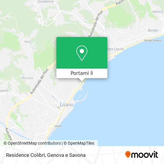 Mappa Residence Colibrì