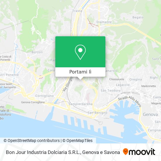Mappa Bon Jour Industria Dolciaria S.R.L.