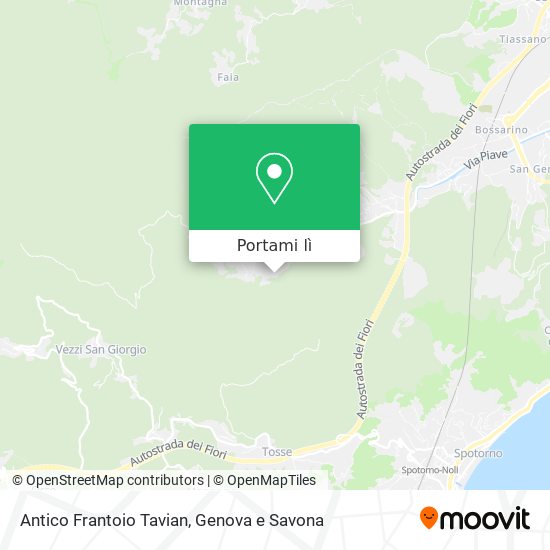 Mappa Antico Frantoio Tavian