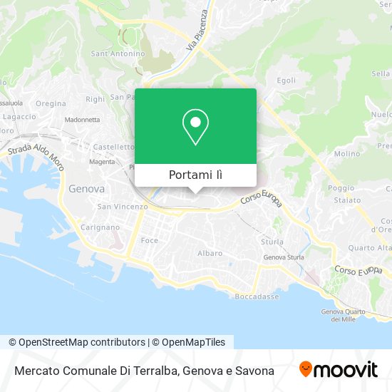 Mappa Mercato Comunale Di Terralba