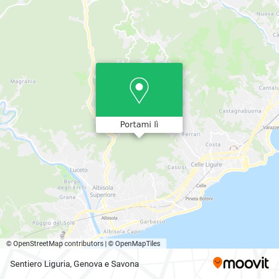 Mappa Sentiero Liguria
