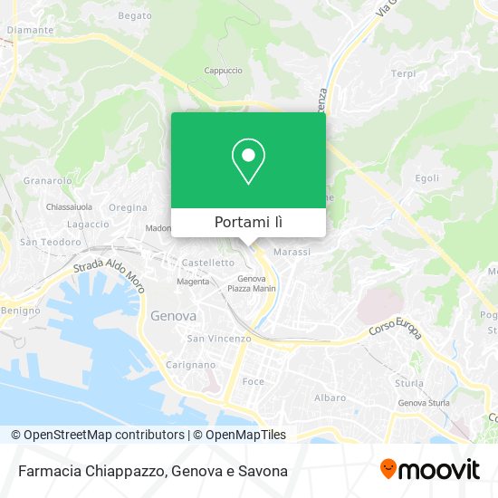 Mappa Farmacia Chiappazzo