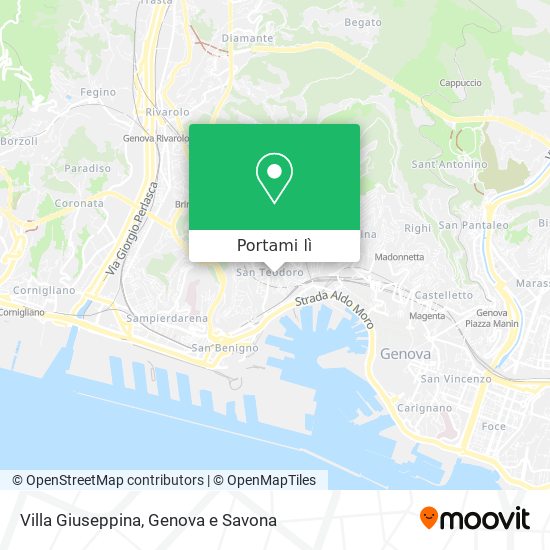 Mappa Villa Giuseppina