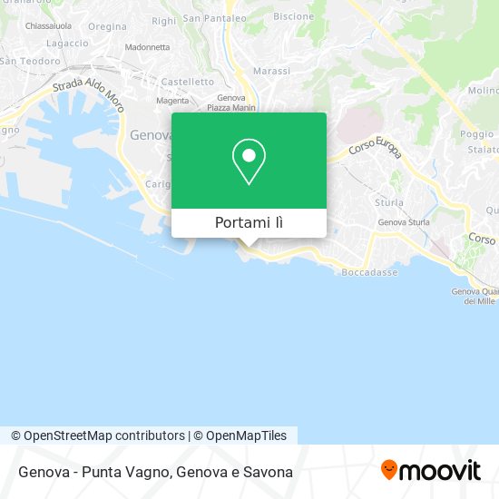 Mappa Genova - Punta Vagno