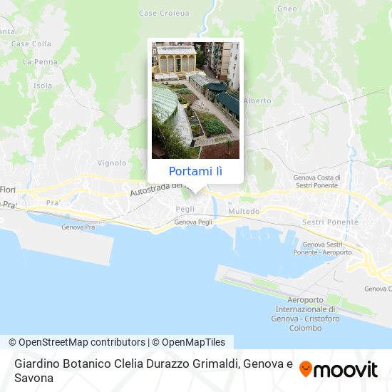 Mappa Giardino Botanico Clelia Durazzo Grimaldi