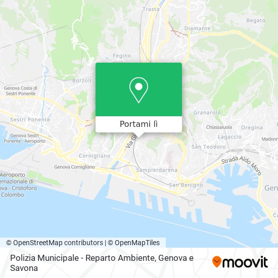 Mappa Polizia Municipale - Reparto Ambiente