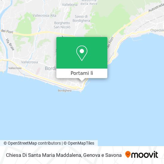 Mappa Chiesa Di Santa Maria Maddalena