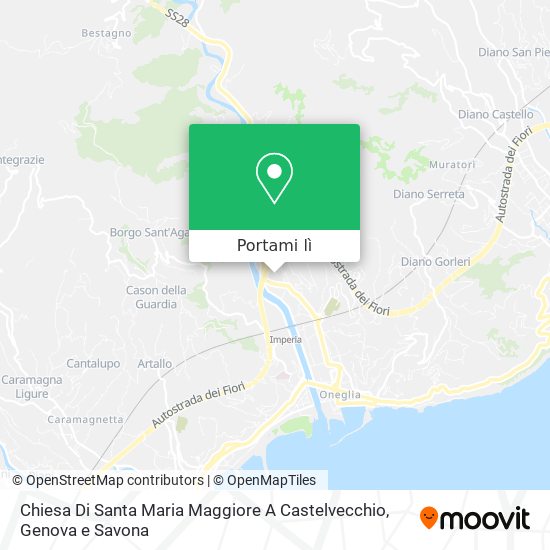 Mappa Chiesa Di Santa Maria Maggiore A Castelvecchio