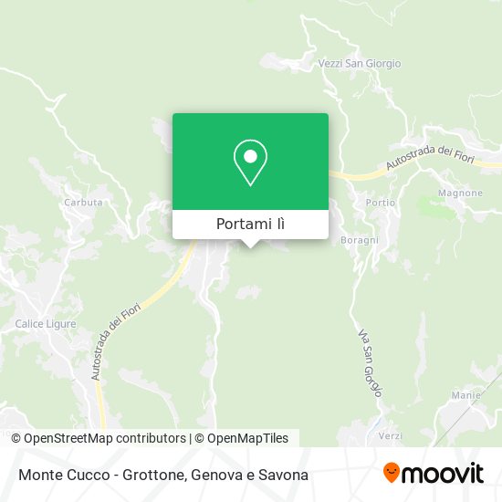 Mappa Monte Cucco - Grottone