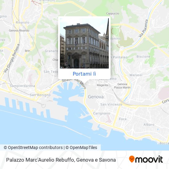 Mappa Palazzo Marc'Aurelio Rebuffo