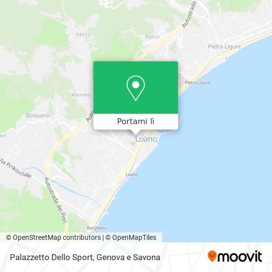 Mappa Palazzetto Dello Sport