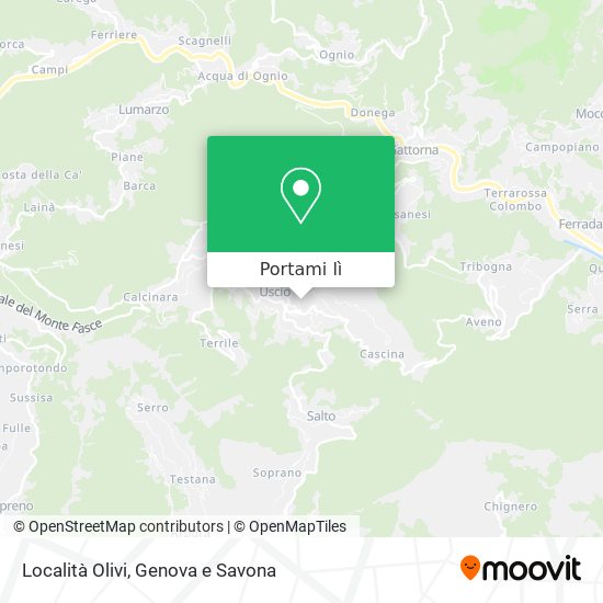 Mappa Località Olivi