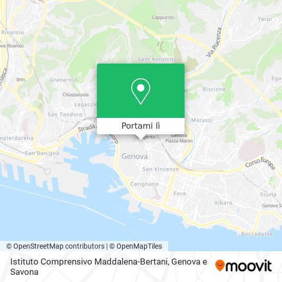 Mappa Istituto Comprensivo Maddalena-Bertani