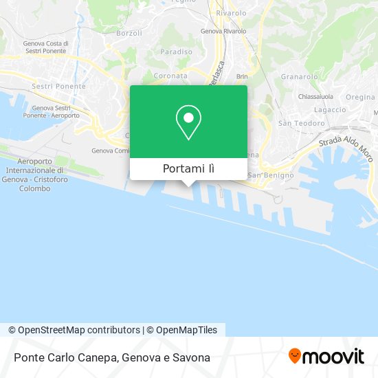 Mappa Ponte Carlo Canepa