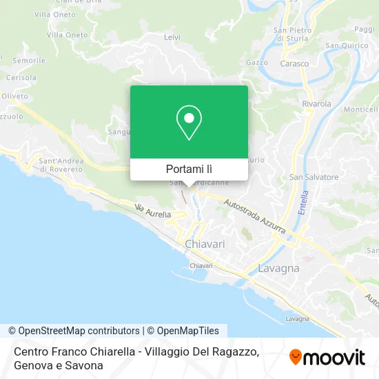 Mappa Centro Franco Chiarella - Villaggio Del Ragazzo