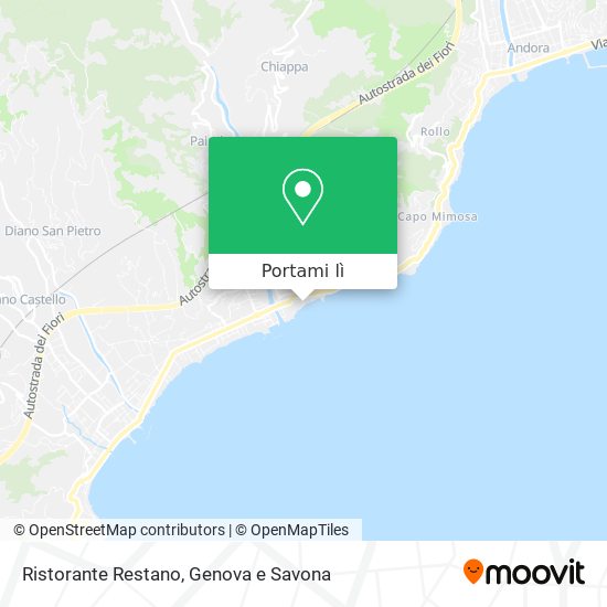 Mappa Ristorante Restano