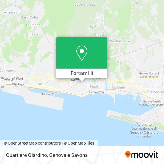 Mappa Quartiere Giardino