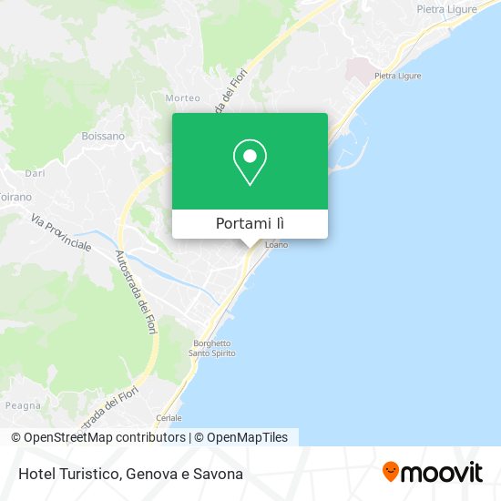Mappa Hotel Turistico