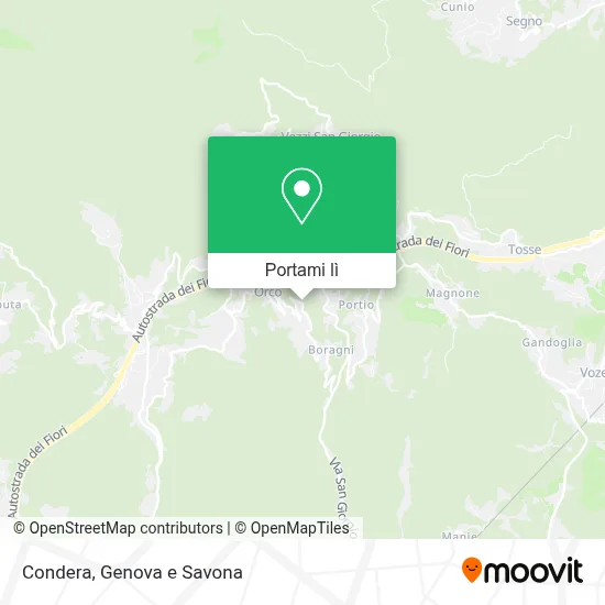 Mappa Condera