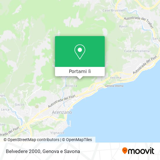 Mappa Belvedere 2000