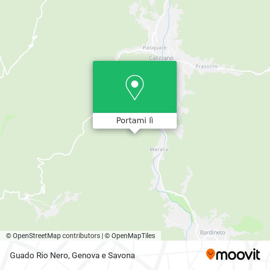 Mappa Guado Rio Nero