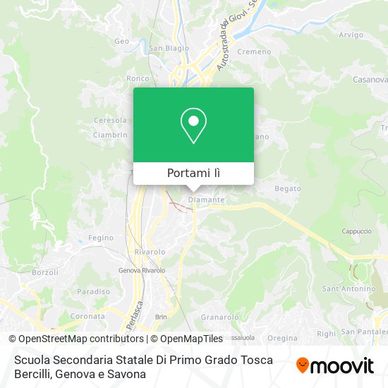 Mappa Scuola Secondaria Statale Di Primo Grado Tosca Bercilli