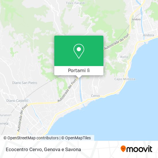 Mappa Ecocentro Cervo