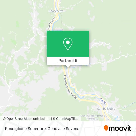 Mappa Rossiglione Superiore