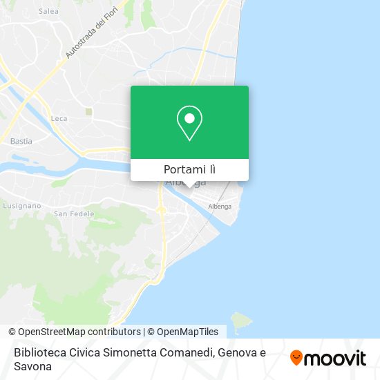 Mappa Biblioteca Civica Simonetta Comanedi
